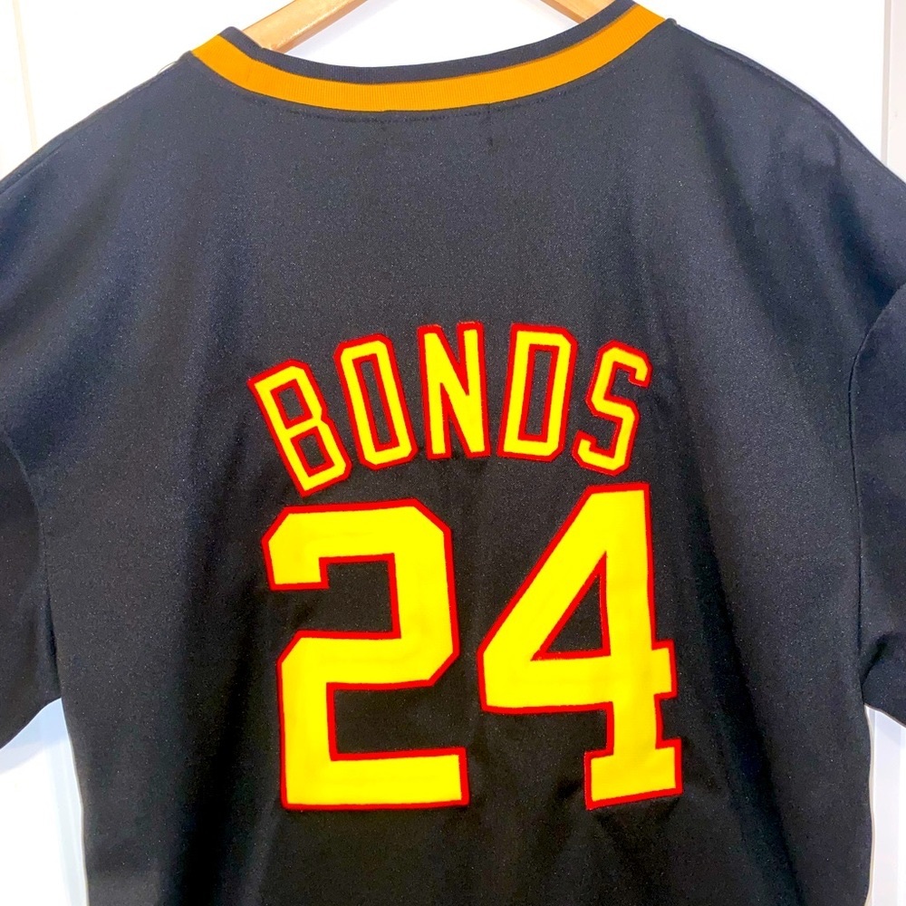 Barry Bonds Pittsburgh Pirate Authentic 1986 Throwback Jersey
